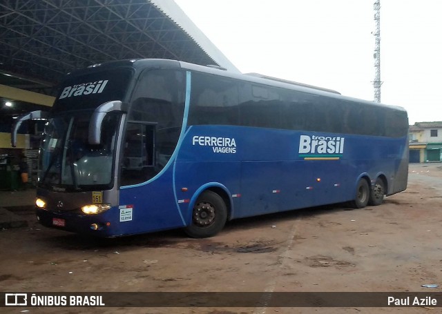 Trans Brasil > TCB - Transporte Coletivo Brasil 161 na cidade de Santa Inês, Maranhão, Brasil, por Paul Azile. ID da foto: 8632153.