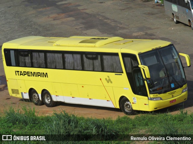 Viação Itapemirim 9549 na cidade de São Luís, Maranhão, Brasil, por Remulo Oliveira Clementino. ID da foto: 8630339.