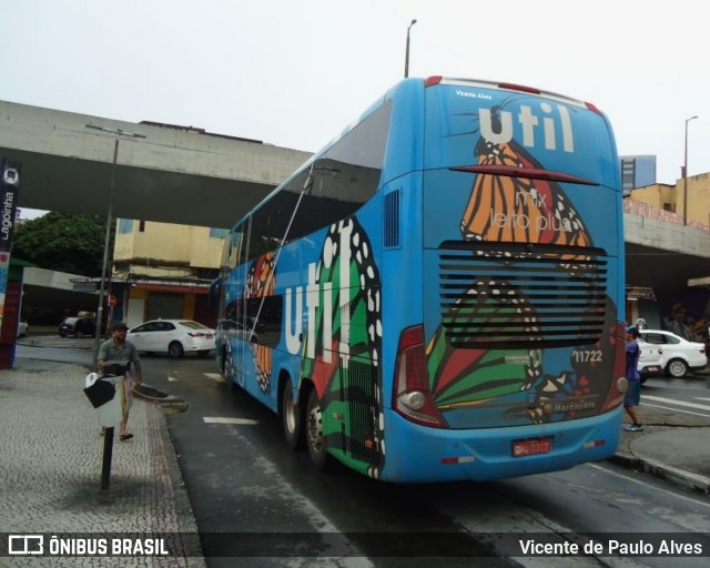 UTIL - União Transporte Interestadual de Luxo 11722 na cidade de Belo Horizonte, Minas Gerais, Brasil, por Vicente de Paulo Alves. Número da foto: #8630326.