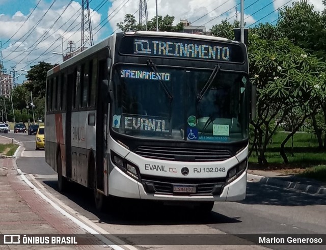 Evanil Transportes e Turismo RJ 132.048 na cidade de Nova Iguaçu, Rio de Janeiro, Brasil, por Marlon Generoso. ID da foto: 8630628.