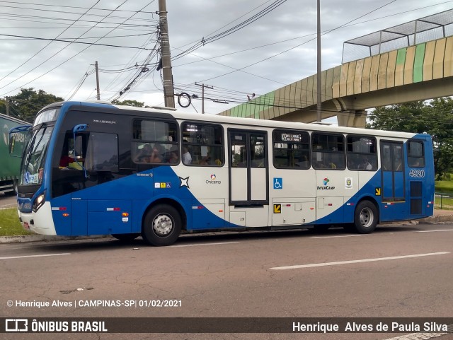 Onicamp Transporte Coletivo 4920 na cidade de Campinas, São Paulo, Brasil, por Henrique Alves de Paula Silva. Número da foto: #8632855.
