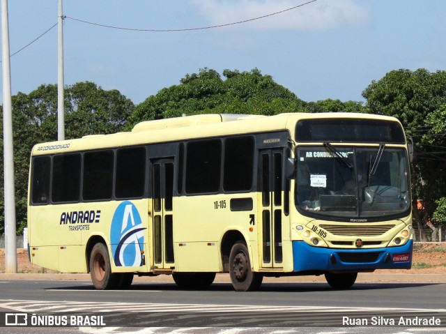 Andrade Transportes 10-105 na cidade de Teresina, Piauí, Brasil, por Ruan Silva Andrade. Número da foto: #8633506.