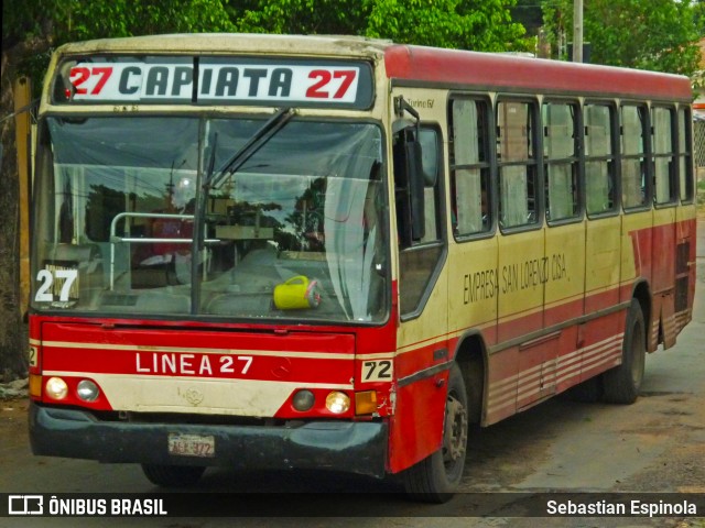 San Lorenzo C.I.S.A. - Línea 27 72 na cidade de Asunción, Paraguai, por Sebastian Espinola. Número da foto: #8630885.