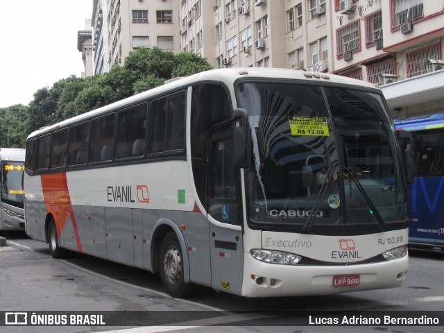 Evanil Transportes e Turismo RJ 132.016 na cidade de Rio de Janeiro, Rio de Janeiro, Brasil, por Lucas Adriano Bernardino. Número da foto: #8631268.