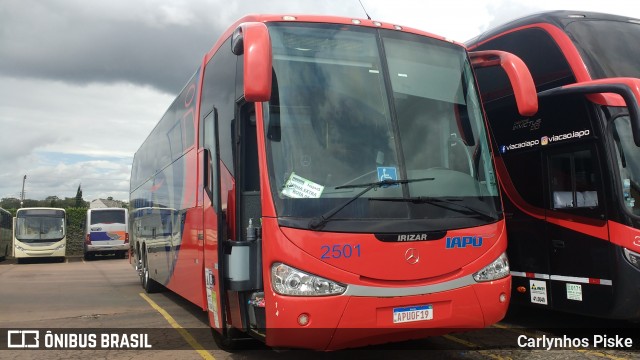 Viação Santana Iapó 2501 na cidade de Ponta Grossa, Paraná, Brasil, por Carlynhos Piske. ID da foto: 8632336.