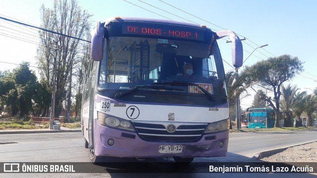 Transportes Líder 7 na cidade de Maipú, Santiago, Metropolitana de Santiago, Chile, por Benjamín Tomás Lazo Acuña. Número da foto: #8630484.