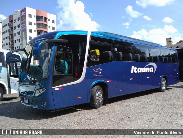 Viação Itaúna 2020 na cidade de Itaúna, Minas Gerais, Brasil, por Vicente de Paulo Alves. ID da foto: 8630550.