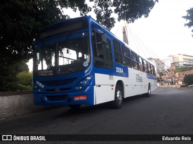 Concessionária Salvador Norte - CSN Transportes 10364 na cidade de Salvador, Bahia, Brasil, por Eduardo Reis. ID da foto: 8630404.