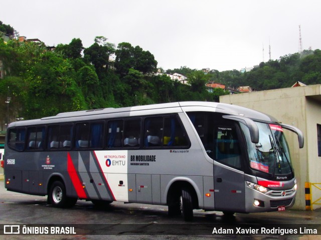 BR Mobilidade Baixada Santista 9608 na cidade de Santos, São Paulo, Brasil, por Adam Xavier Rodrigues Lima. Número da foto: #8632763.