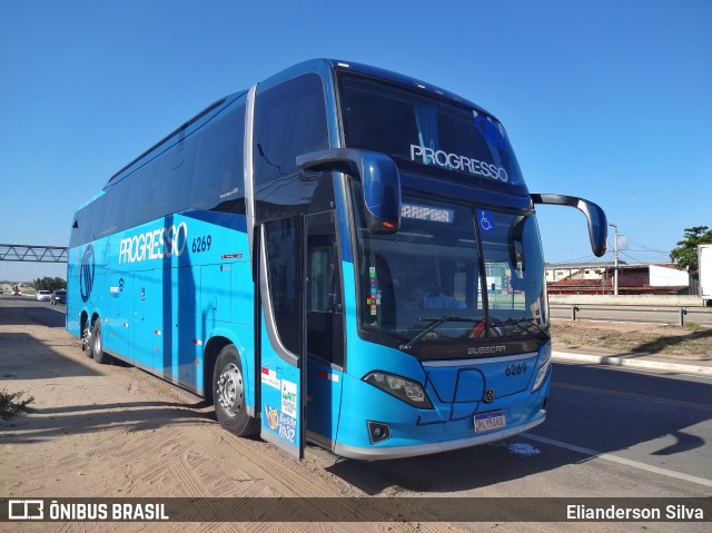 Auto Viação Progresso 6269 na cidade de Goianinha, Rio Grande do Norte, Brasil, por Elianderson Silva. Número da foto: #8631553.