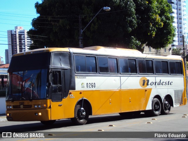 Viação Nordeste 0260 na cidade de Fortaleza, Ceará, Brasil, por Flávio Eduardo. Número da foto: #8633416.