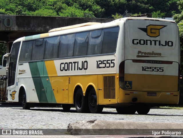 Empresa Gontijo de Transportes 12555 na cidade de Belo Horizonte, Minas Gerais, Brasil, por Igor Policarpo. ID da foto: 8636385.