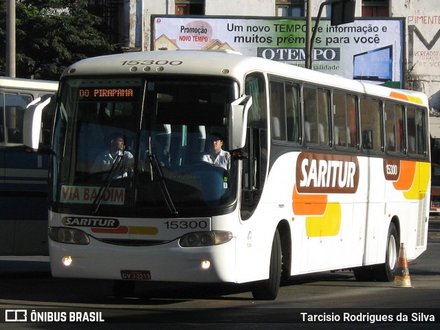 Saritur - Santa Rita Transporte Urbano e Rodoviário 15300 na cidade de Belo Horizonte, Minas Gerais, Brasil, por Tarcisio Rodrigues da Silva. ID da foto: 8634674.