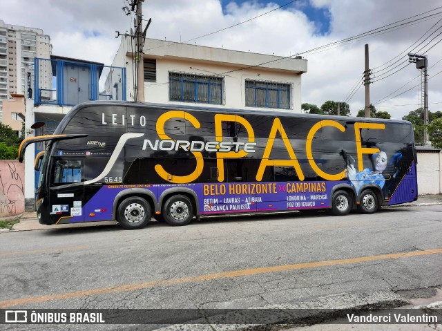 Expresso Nordeste 5645 na cidade de São Paulo, São Paulo, Brasil, por Vanderci Valentim. Número da foto: #8633897.