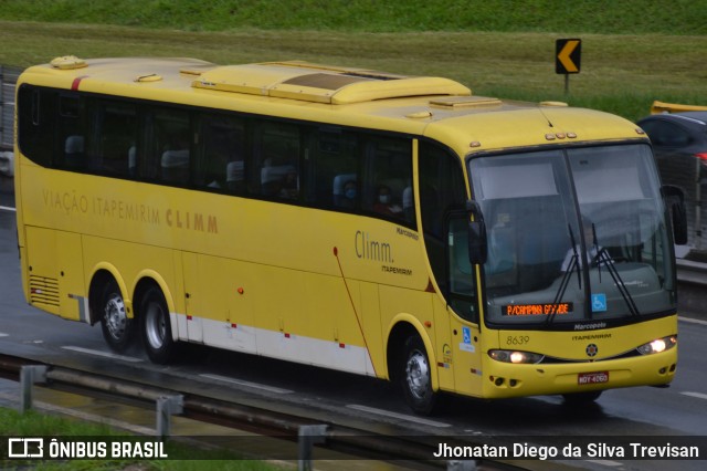 Viação Itapemirim 8639 na cidade de Lavrinhas, São Paulo, Brasil, por Jhonatan Diego da Silva Trevisan. ID da foto: 8636794.