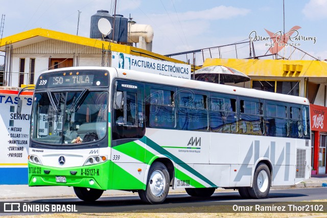 AVM - Autotransportes Valle del Mezquital 0339 na cidade de Tula de Allende, Hidalgo, México, por Omar Ramírez Thor2102. Número da foto: #8636871.