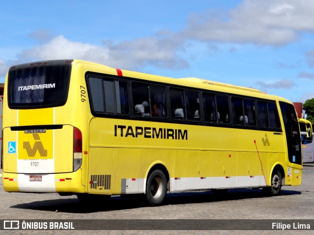 Viação Itapemirim 9707 na cidade de Vitória da Conquista, Bahia, Brasil, por Filipe Lima. ID da foto: 8636823.