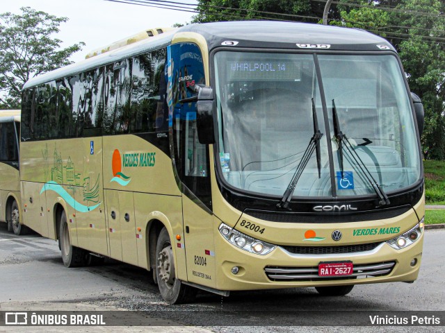 Viação Verdes Mares 82004 na cidade de Joinville, Santa Catarina, Brasil, por Vinicius Petris. Número da foto: #8634088.