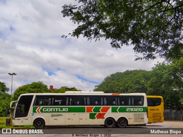 Empresa Gontijo de Transportes 21020 na cidade de São Paulo, São Paulo, Brasil, por Matheus Bispo. ID da foto: 8636485.