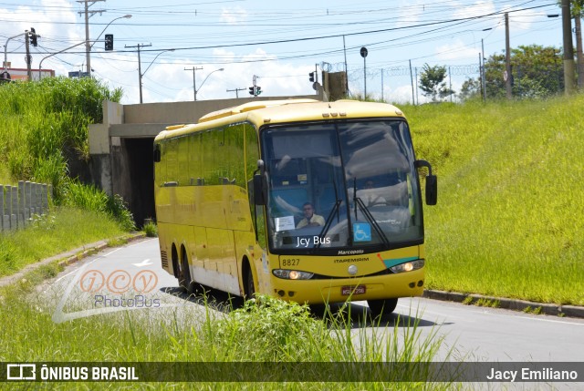 Viação Itapemirim 8827 na cidade de Campinas, São Paulo, Brasil, por Jacy Emiliano. Número da foto: #8635135.