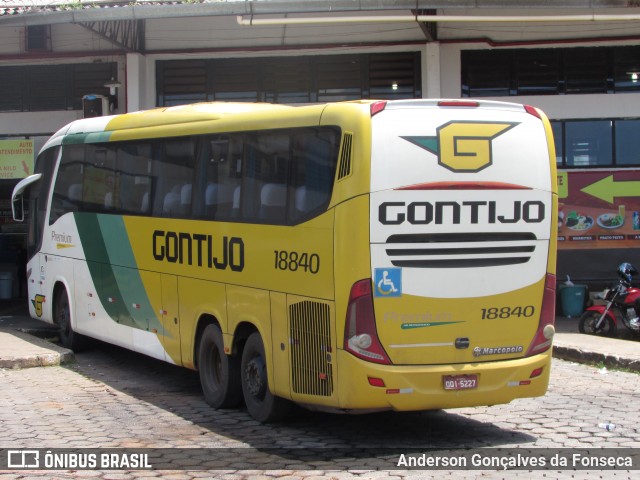 Empresa Gontijo de Transportes 18840 na cidade de Várzea Grande, Mato Grosso, Brasil, por Anderson Gonçalves da Fonseca. ID da foto: 8635721.