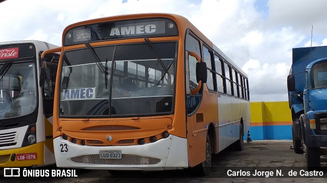 Ônibus Particulares 23 na cidade de Salinópolis, Pará, Brasil, por Carlos Jorge N.  de Castro. ID da foto: 8633913.