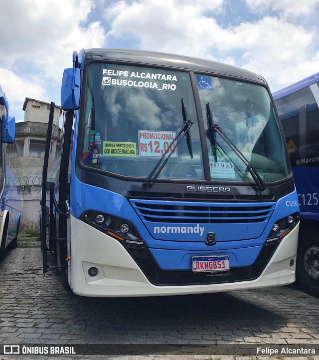 Viação Normandy do Triângulo C12510 na cidade de Rio de Janeiro, Rio de Janeiro, Brasil, por Felipe Alcantara. Número da foto: #8634386.