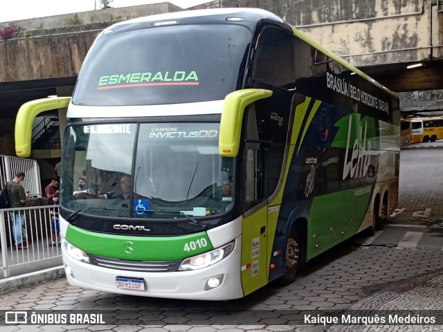 Viação Esmeralda Transportes 4010 na cidade de Belo Horizonte, Minas Gerais, Brasil, por Kaique Marquês Medeiros . ID da foto: 8634458.