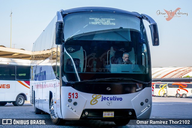 ATAH - Autotransportes Tlaxcala Apizaco Huamantla 513 na cidade de Venustiano Carranza, Ciudad de México, México, por Omar Ramírez Thor2102. Número da foto: #8636833.