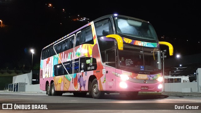 UTIL - União Transporte Interestadual de Luxo 11867 na cidade de Santos, São Paulo, Brasil, por Davi Cesar. ID da foto: 8634832.