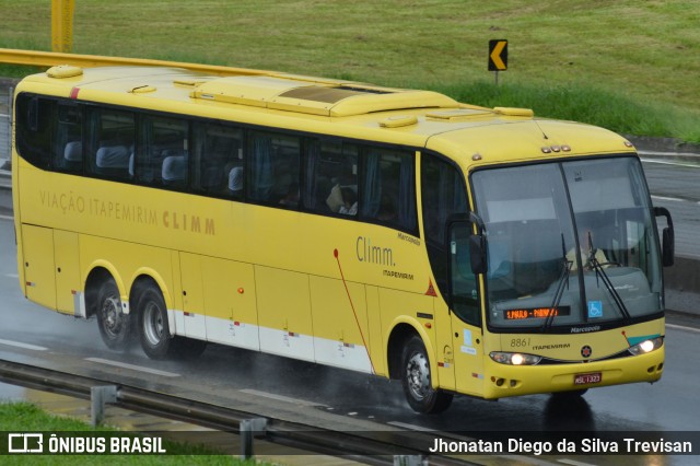 Viação Itapemirim 8861 na cidade de Lavrinhas, São Paulo, Brasil, por Jhonatan Diego da Silva Trevisan. ID da foto: 8636791.