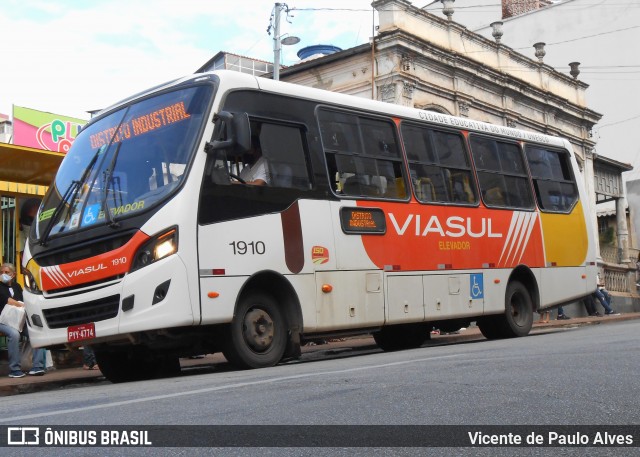 Viasul Transportes Coletivos 1910 na cidade de Itaúna, Minas Gerais, Brasil, por Vicente de Paulo Alves. ID da foto: 8637872.