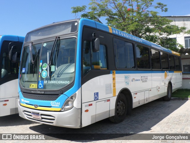 Viação Redentor C47644 na cidade de Rio de Janeiro, Rio de Janeiro, Brasil, por Jorge Gonçalves. ID da foto: 8638339.