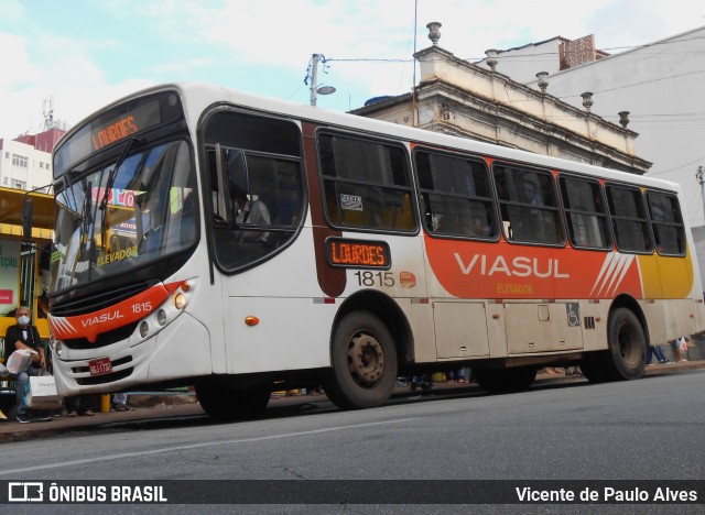 Viasul Transportes Coletivos 1815 na cidade de Itaúna, Minas Gerais, Brasil, por Vicente de Paulo Alves. ID da foto: 8637831.