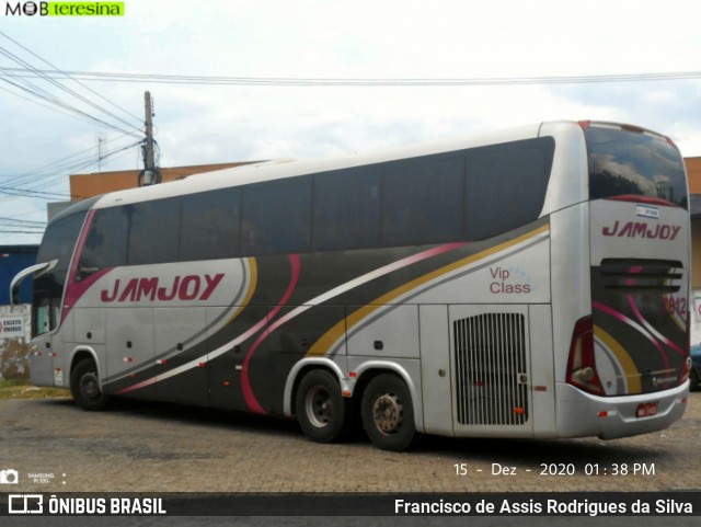 Viação Jam Joy 7812 na cidade de Teresina, Piauí, Brasil, por Francisco de Assis Rodrigues da Silva. ID da foto: 8638255.