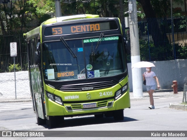 Viação Fortaleza 2.4.105 na cidade de Niterói, Rio de Janeiro, Brasil, por Kaio de Macedo. Número da foto: #8638488.