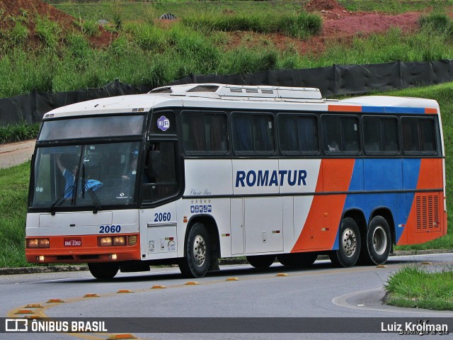 Romatur Transporte Locação e Turismo 2060 na cidade de Aparecida, São Paulo, Brasil, por Luiz Krolman. ID da foto: 8637237.