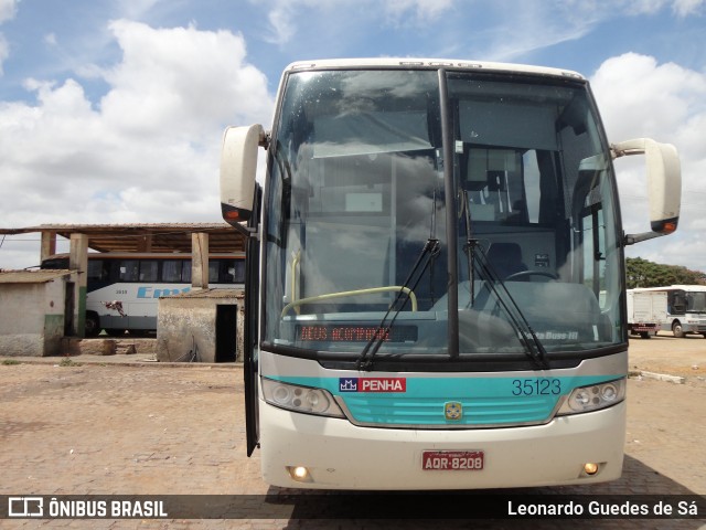 Empresa de Ônibus Nossa Senhora da Penha 35123 na cidade de Vitória da Conquista, Bahia, Brasil, por Leonardo Guedes de Sá. ID da foto: 8637491.