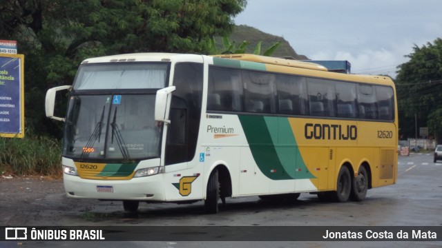 Empresa Gontijo de Transportes 12620 na cidade de Coronel Fabriciano, Minas Gerais, Brasil, por Jonatas Costa da Mata. ID da foto: 8637763.