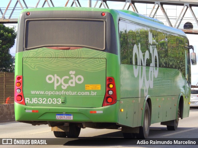 Opção Fretamento e Turismo RJ 632.033 na cidade de Belo Horizonte, Minas Gerais, Brasil, por Adão Raimundo Marcelino. ID da foto: 8639498.