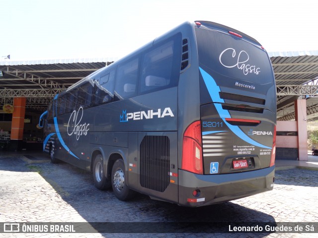 Empresa de Ônibus Nossa Senhora da Penha 52011 na cidade de Ponto dos Volantes, Minas Gerais, Brasil, por Leonardo Guedes de Sá. ID da foto: 8637477.