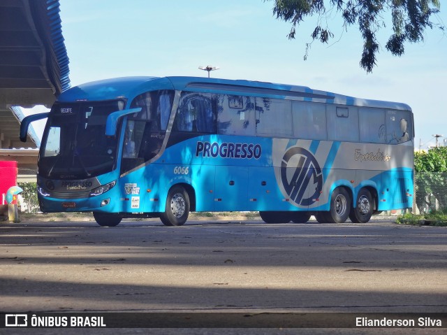 Auto Viação Progresso 6066 na cidade de Natal, Rio Grande do Norte, Brasil, por Elianderson Silva. ID da foto: 8637174.