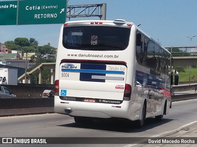 VIDA - Viação Danúbio Azul 5004 na cidade de Cotia, São Paulo, Brasil, por David Macedo Rocha. ID da foto: 8639100.