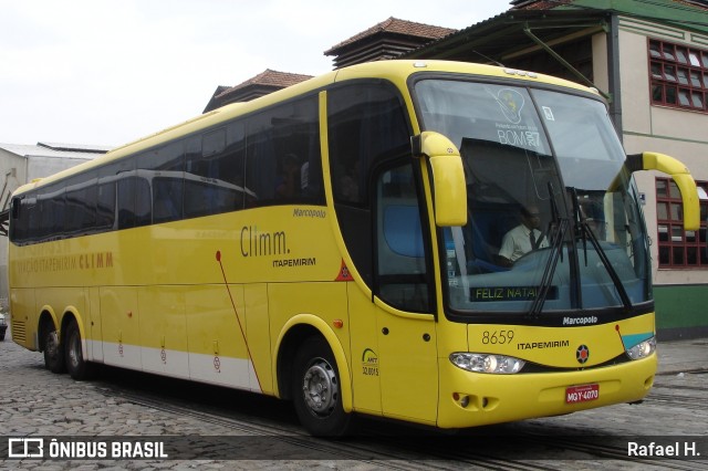 Viação Itapemirim 8659 na cidade de Rio de Janeiro, Rio de Janeiro, Brasil, por Rafael H.. Número da foto: #8696199.