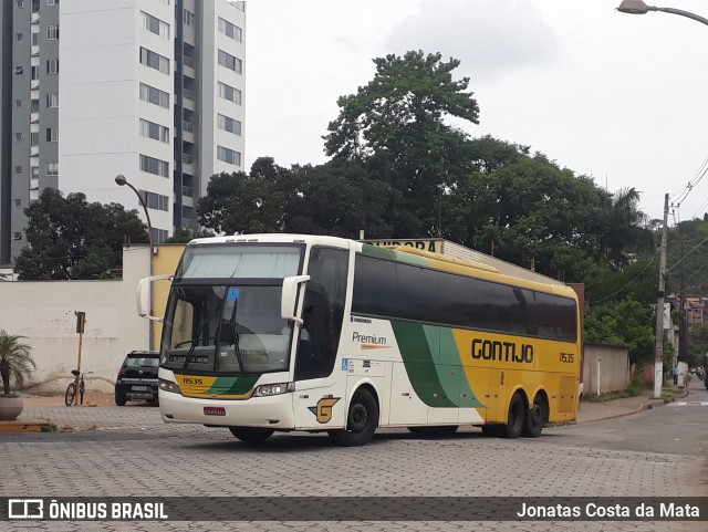 Empresa Gontijo de Transportes 11535 na cidade de Coronel Fabriciano, Minas Gerais, Brasil, por Jonatas Costa da Mata. ID da foto: 8694425.