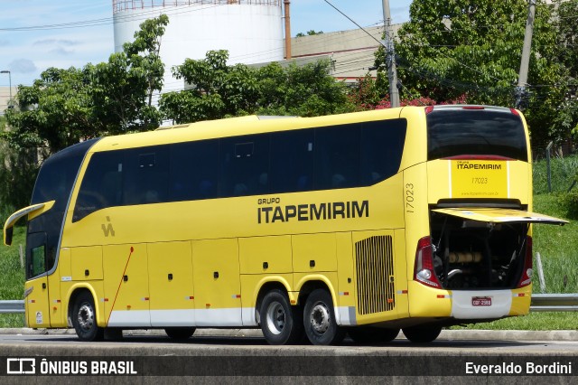 Viação Itapemirim 17023 na cidade de São José dos Campos, São Paulo, Brasil, por Everaldo Bordini. ID da foto: 8694515.