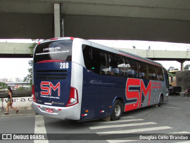 Transporte Coletivo Santa Maria 288 na cidade de Belo Horizonte, Minas Gerais, Brasil, por Douglas Célio Brandao. Número da foto: #8694519.