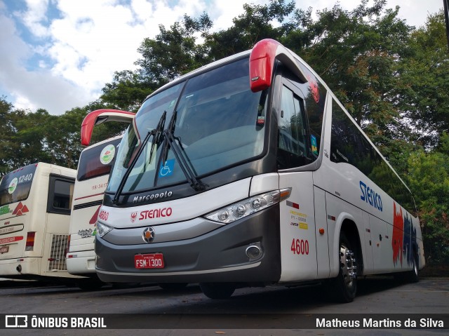 Viação Stenico 4600 na cidade de Piracicaba, São Paulo, Brasil, por Matheus Martins da Silva. ID da foto: 8693529.