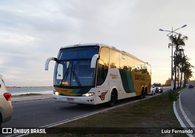 Empresa Gontijo de Transportes 17315 na cidade de Maceió, Alagoas, Brasil, por Luiz Fernando. ID da foto: 8695774.