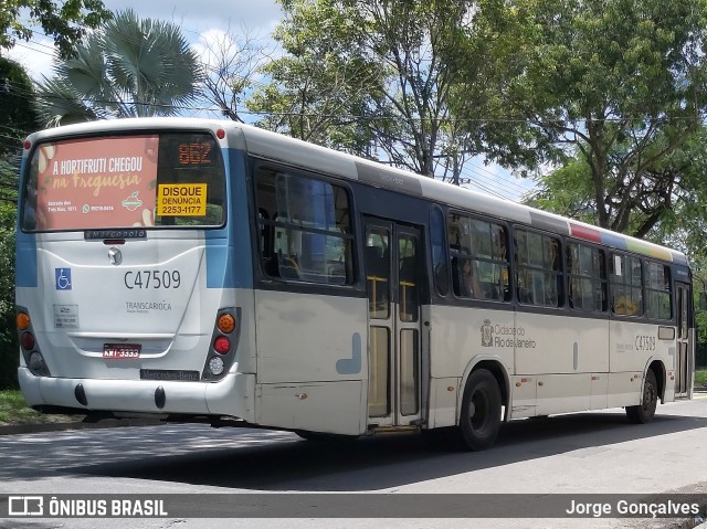 Viação Redentor C47509 na cidade de Rio de Janeiro, Rio de Janeiro, Brasil, por Jorge Gonçalves. Número da foto: #8694229.